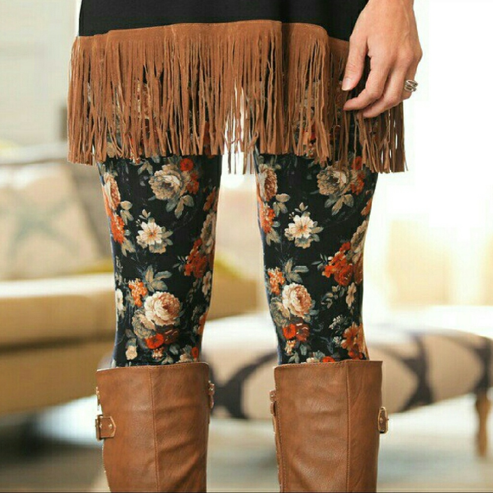 HP🎉 Brushed Fall Floral Leggings